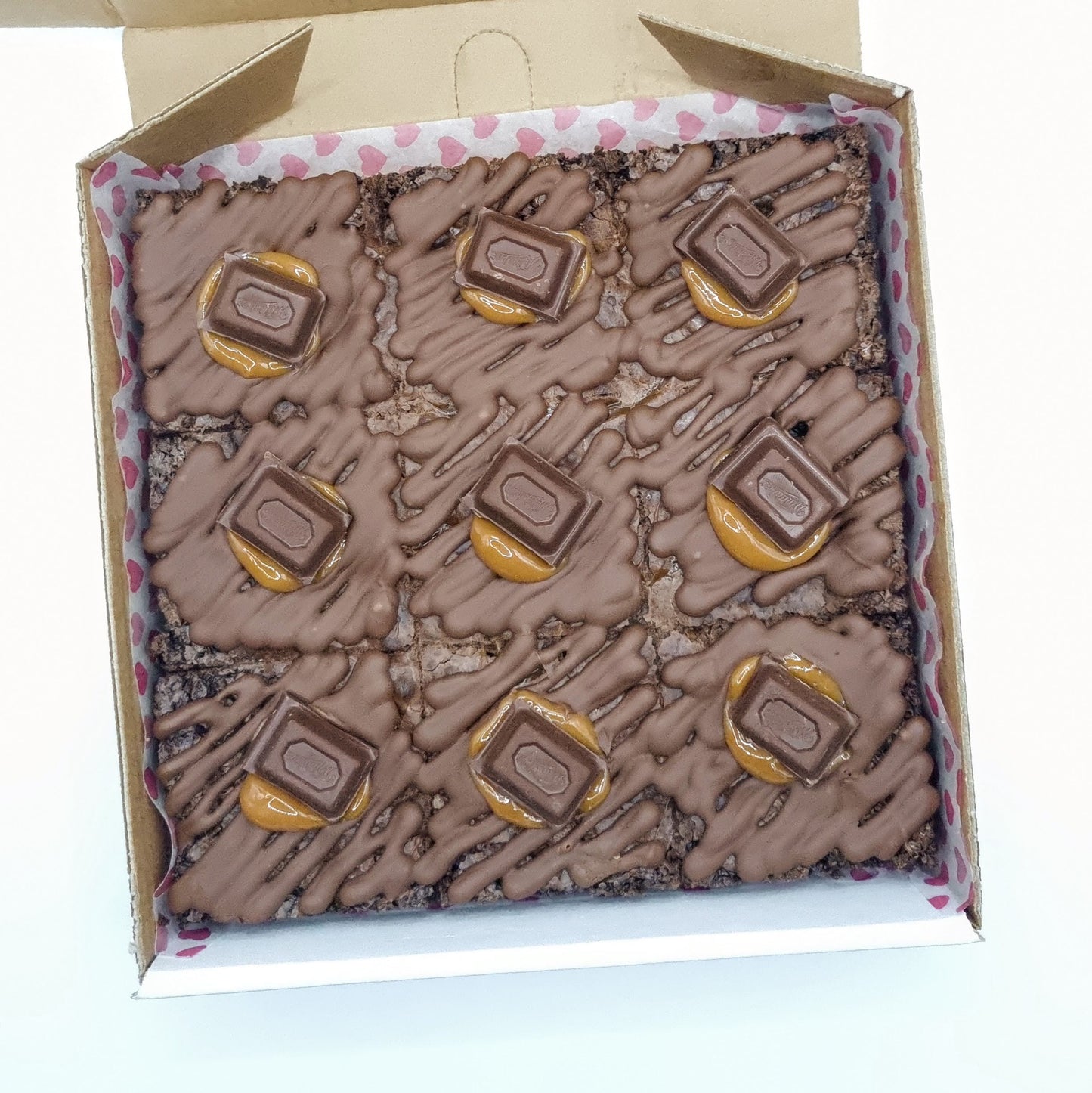Caramel Brownie Slab