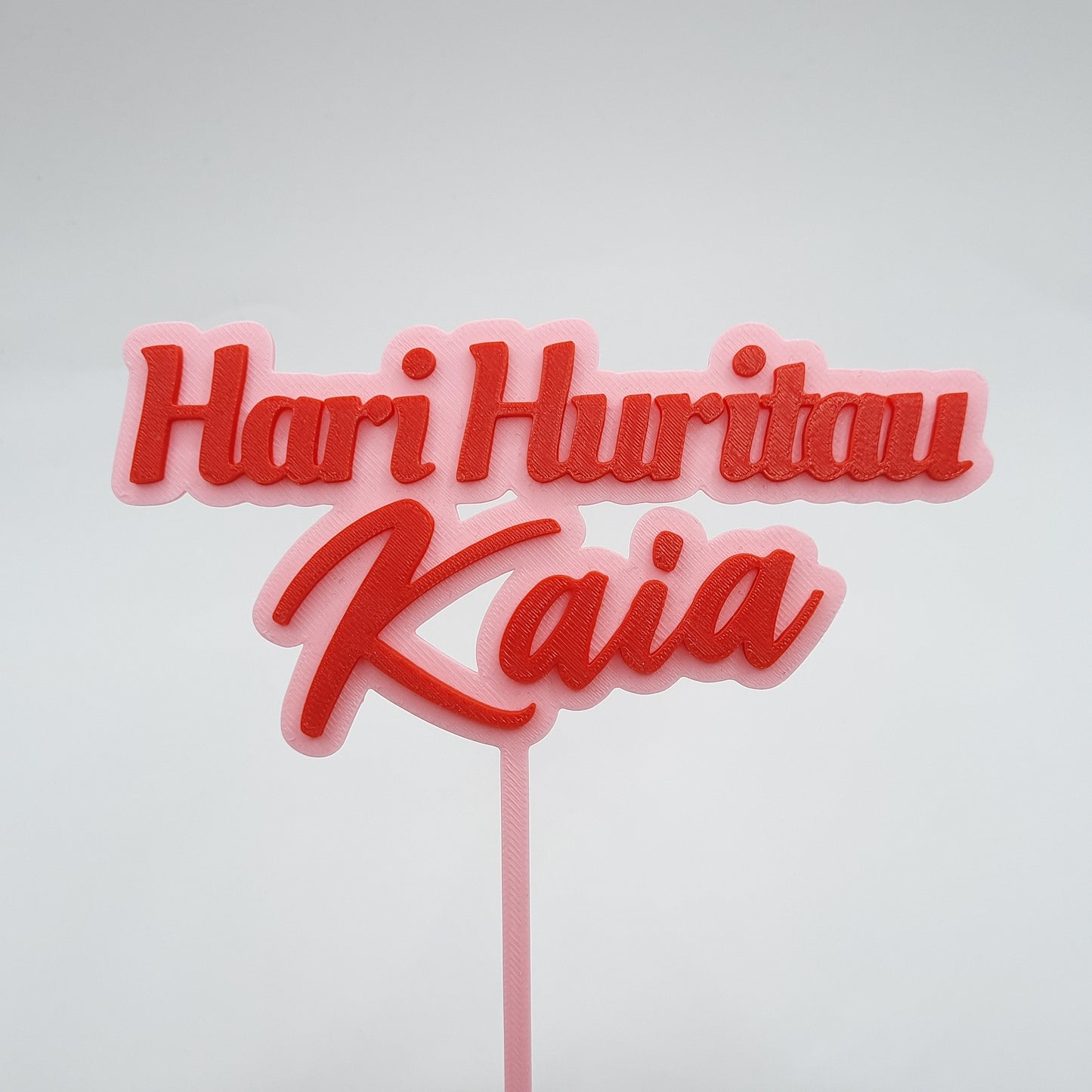 Hari Huritau Custom Birthday Cake Topper