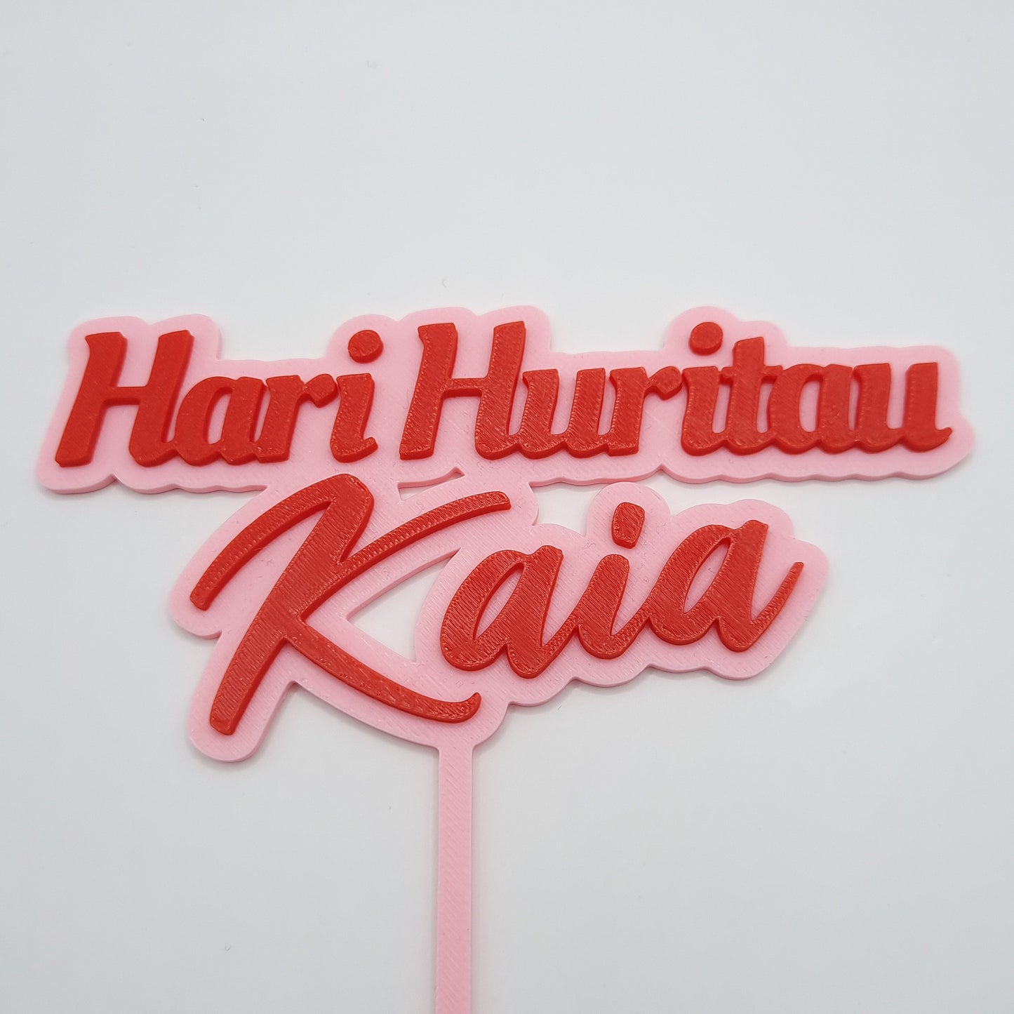 Hari Huritau Custom Birthday Cake Topper