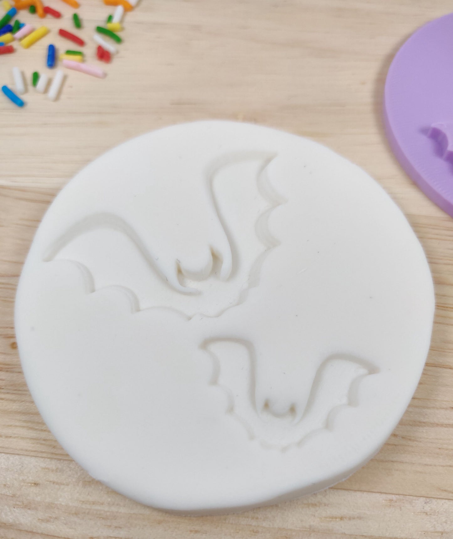 Halloween Bat Cookie Fondant Stamp