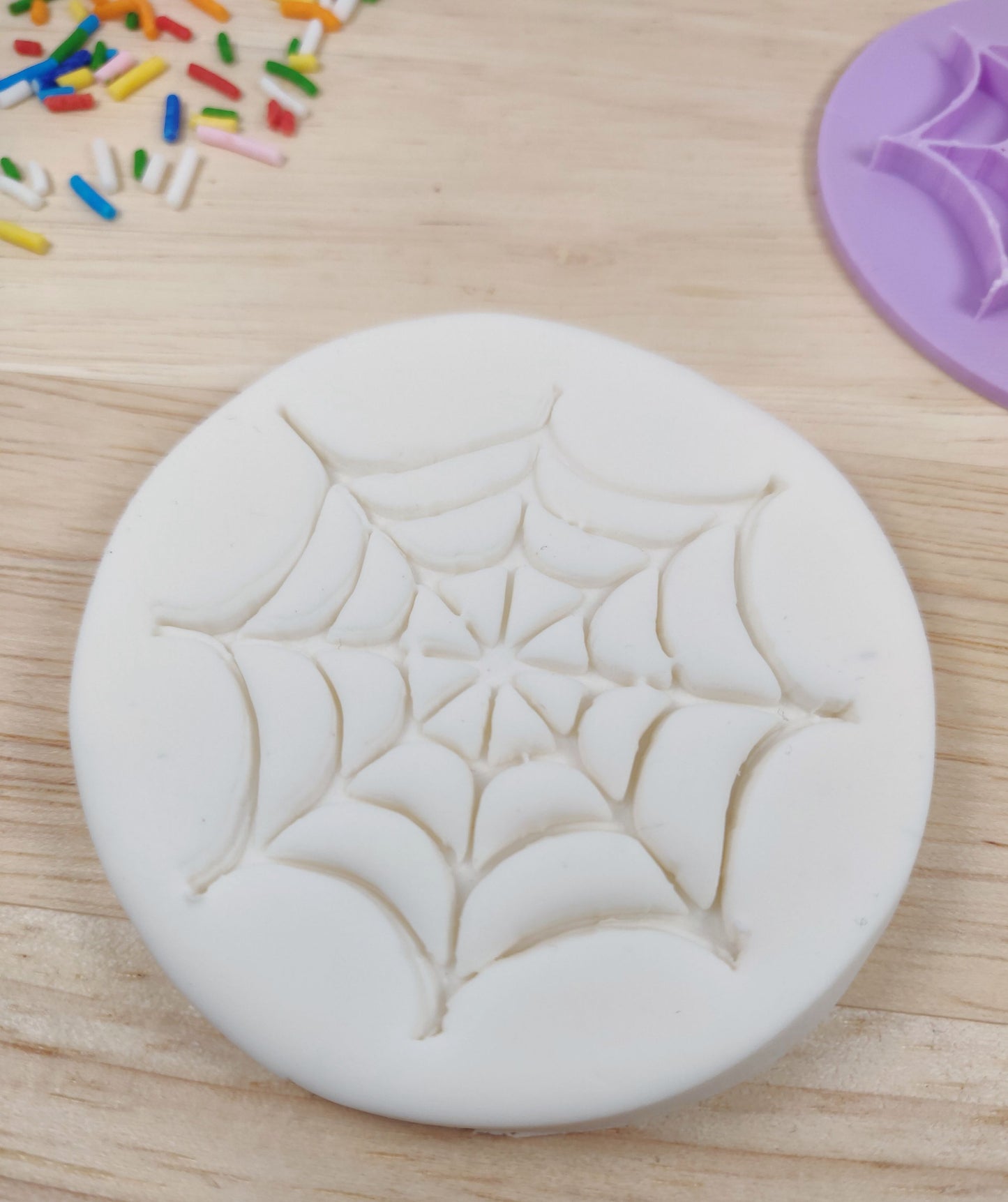 Cobweb Cookie Fondant Stamp