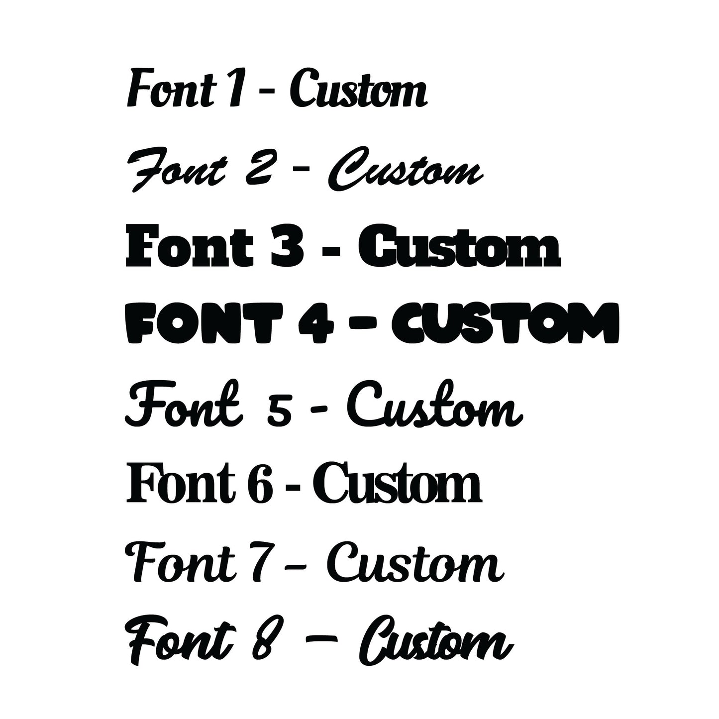 Customisable Create Your Own Cake Topper