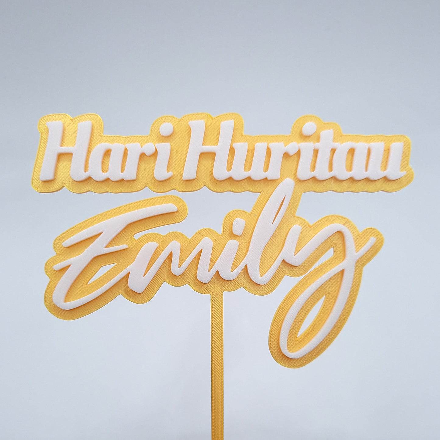 Hari Huritau Custom Birthday Cake Topper