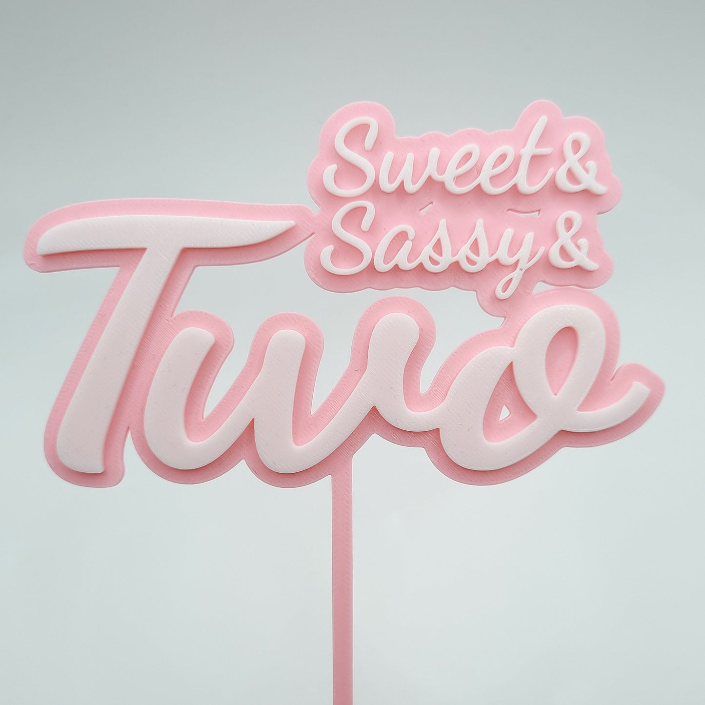 Sweet and Sassy and Age Birthday Topper