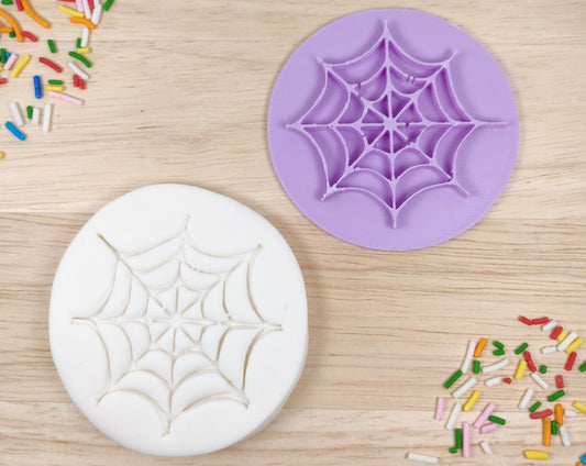 Cobweb Cookie Fondant Stamp