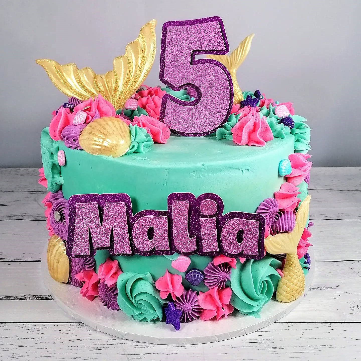 Mermaid Fantasy Birthday Cake