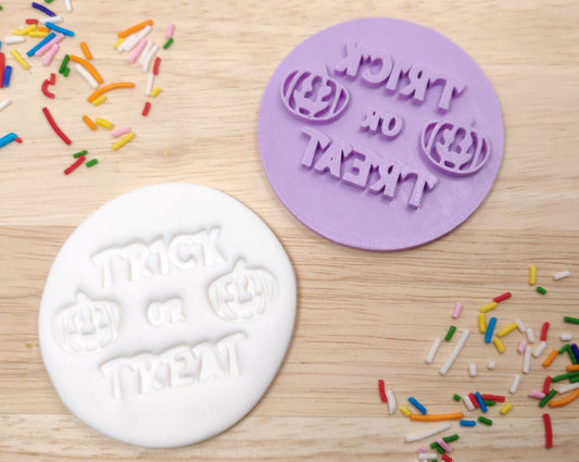 Trick or Treat Cookie Fondant Stamp