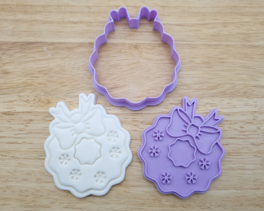 Wreath Cookie Cutter and Embosser