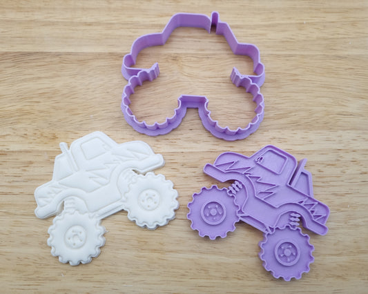 Monster Truck Cookie Cutter and Embosser