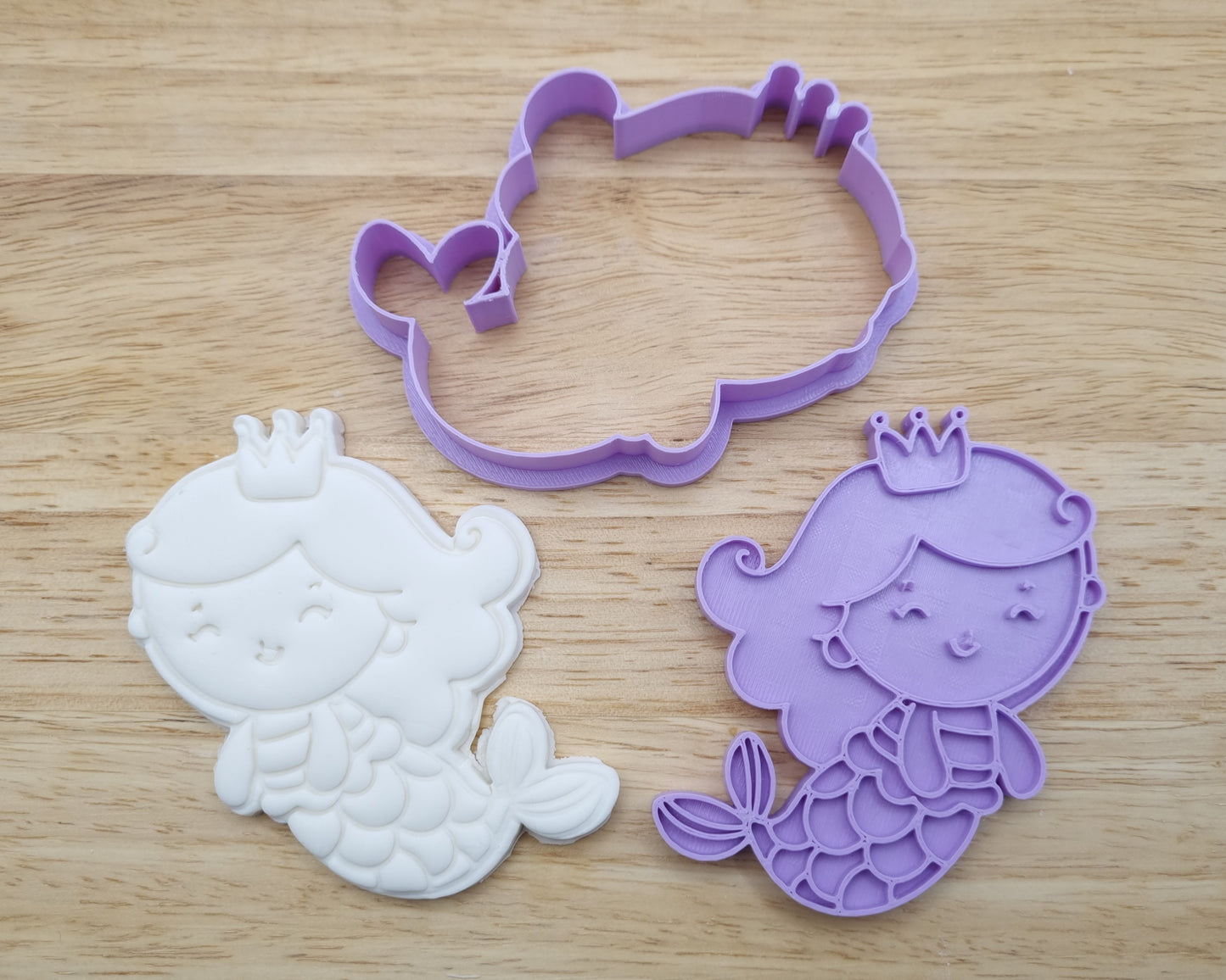 Mermaid Cookie Cutter and Embosser